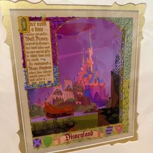 Kevin Kidney & Jody Daily Disneyland Paris matted wall art print 16x20 Disney